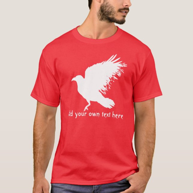 Crow - white T-Shirt (Front)