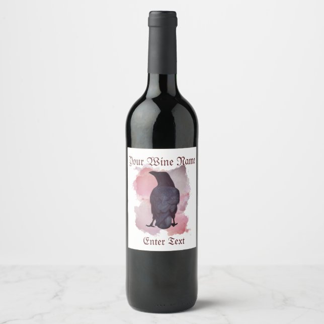 Crow Wine Label (Front)