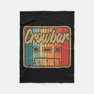 Crowbar Vintage Cette Retro Music 90s Guitar Fleece Blanket