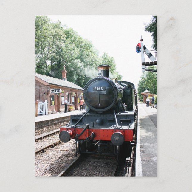 Crowcombe Heathfield station, WS Railway Postcard (Front)