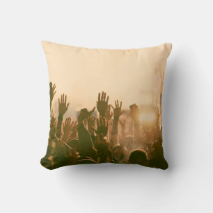 Crowd at concert - retro style photoconcert,crowd, cushion