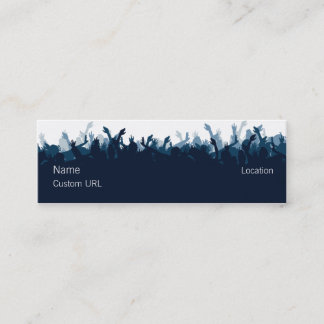 Crowd - Blue Calling Card