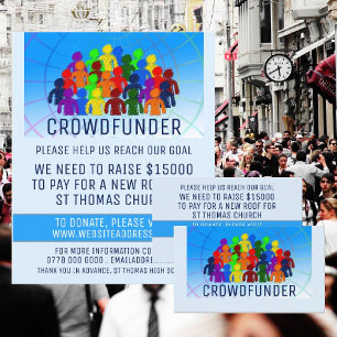 Crowd Design, Crowdfunder, Crowdfunding Business Card