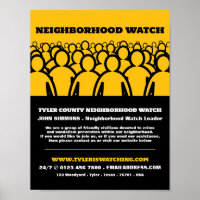 Crowd Design, Neighborhood Community Watch Advert