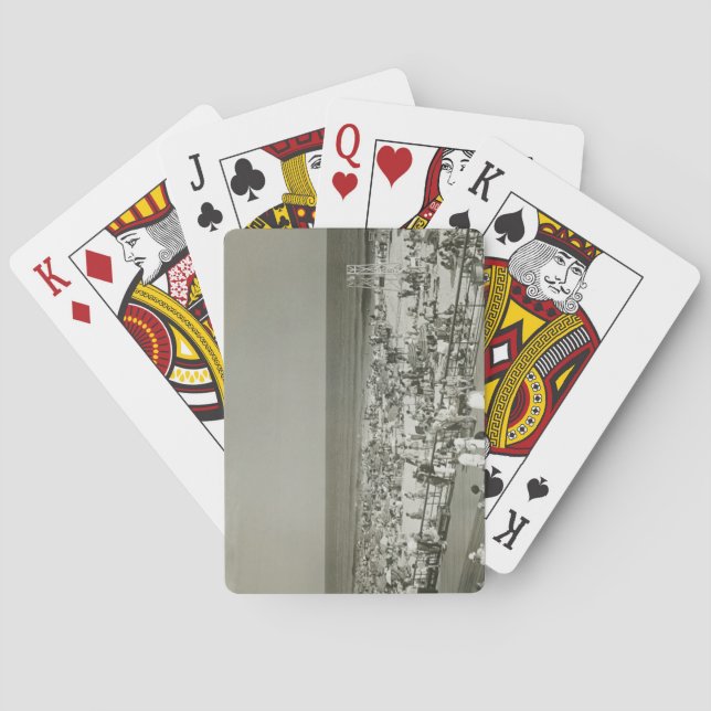 Crowded Beach Playing Cards (Back)