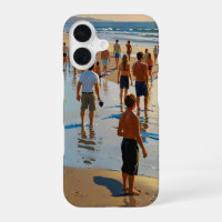 Crowded Beach Walk