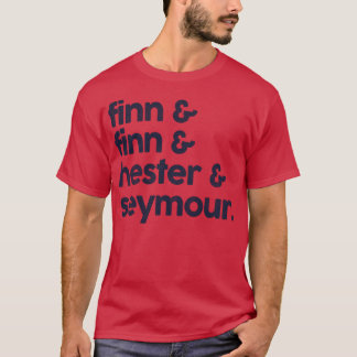 Crowded House  Classic Names List Design T-Shirt