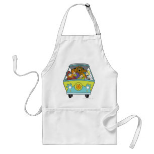 Crowded In The Mystery Machine Standard Apron