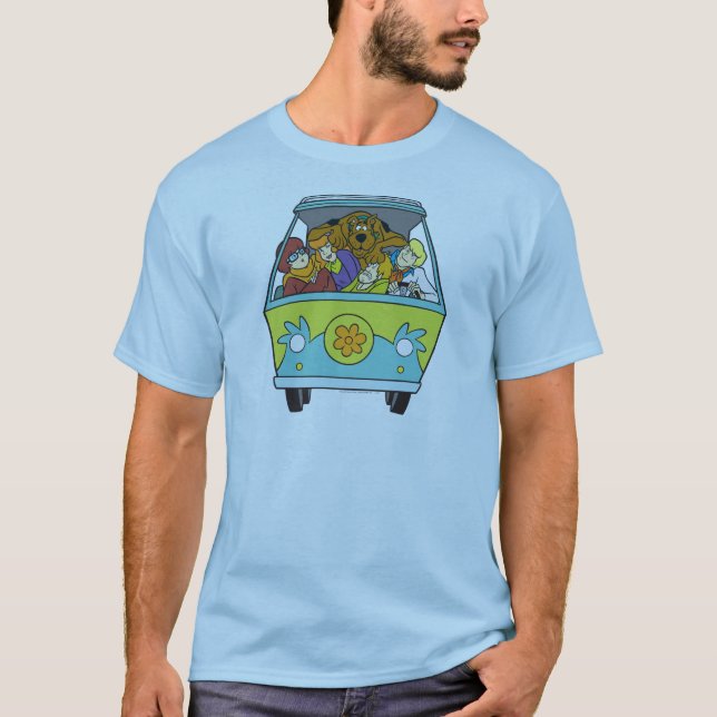 Crowded In The Mystery Machine T-Shirt (Front)