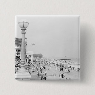 Crowds 2 15 cm square badge