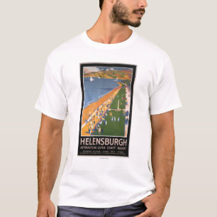 Crowds along Clyde Coast Beach Railways Poster T-Shirt