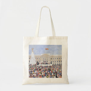 Crowds around the Palace 1995 Tote Bag