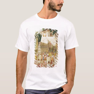 Crowds at a Monument in India, 1895 (w/c & pencil T-Shirt