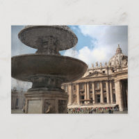 Crowds gathering in St Peter's Square