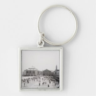 Crowds Key Ring
