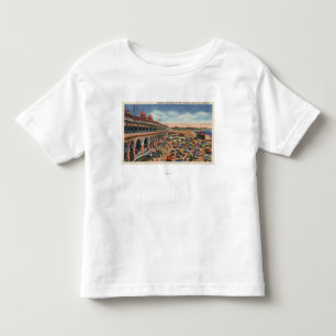 Crowds on the Beach in Front of Casino Toddler T-Shirt