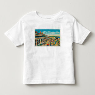 Crowds on the Beach in front of the Casino Toddler T-Shirt