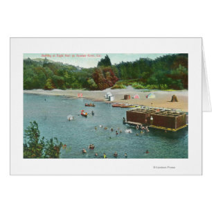 Crowds Swimming in the Russian River