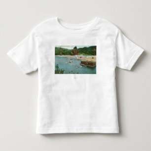 Crowds Swimming in the Russian River Toddler T-Shirt