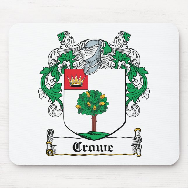 Crowe Family Crest Mouse Mat (Front)
