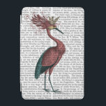 Crowed Marsala Heron iPad Mini Cover<br><div class="desc">Fashion & Figurative</div>