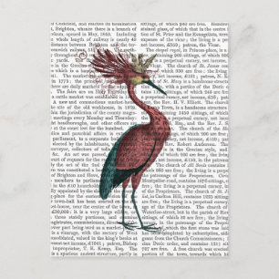 Crowed Marsala Heron Postcard