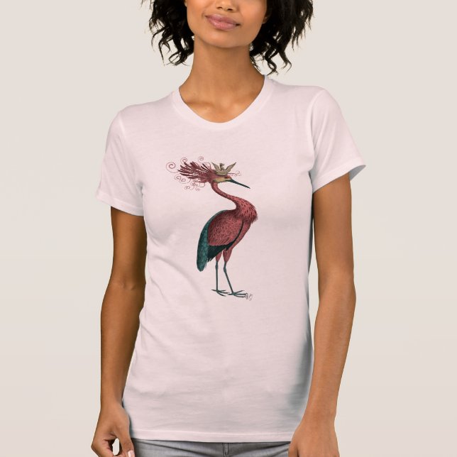 Crowed Marsala Heron T-Shirt (Front)