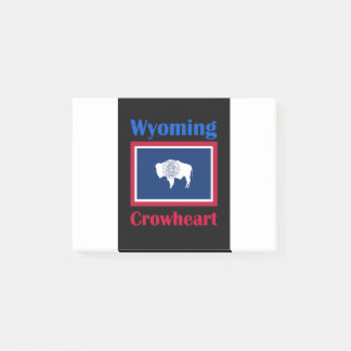 Crowheart Wyoming Post-it Notes