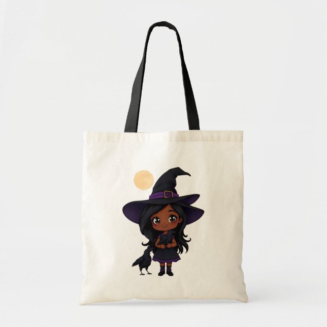 Crowing about Halloween Tote Bag (Front)