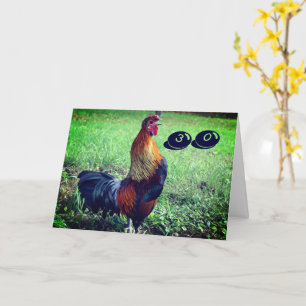 Crowing Rooster Funny 30th Birthday       Card