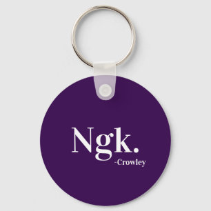 Crowley Ngk keychain