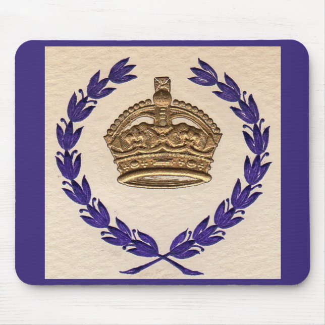 crown and garland mouse mat (Front)