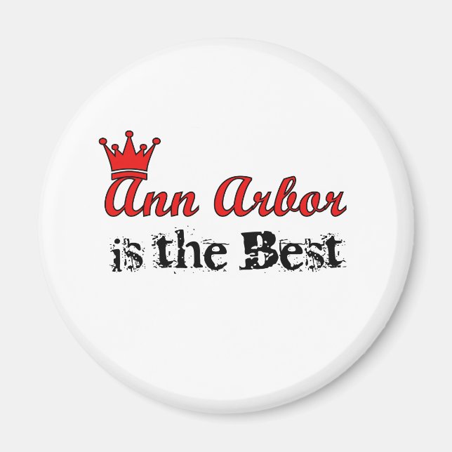 Crown Ann Arbor Magnet (Front)