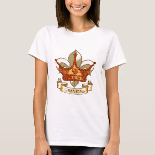 Crown Banner Queen Grandma T-Shirt