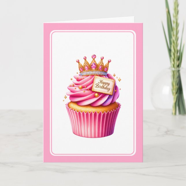 Crown Birthday Card (Front)