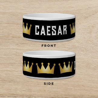 Crown Black Gold Dog Cat Pet