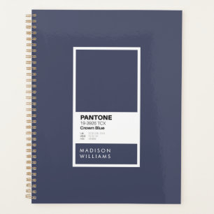 Crown Blue Minimalist Colour Palette Swatch Custom Planner