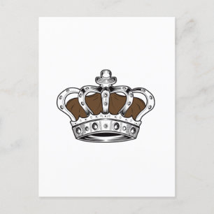 Crown - Brown Postcard