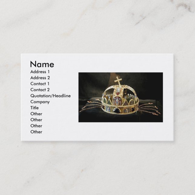 Crown Business Card (Front)