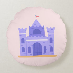 Crown & Carriage Castle Accent Round Cushion
