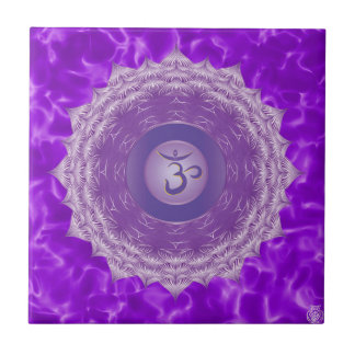 Crown Chakra Ceramic Tile
