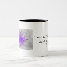 Crown Chakra Coffee mug with affirmations