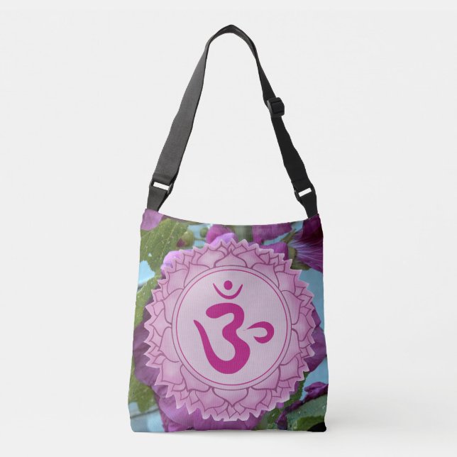 Crown chakra Custom All-Over-Print Cross Body Bag (Front)