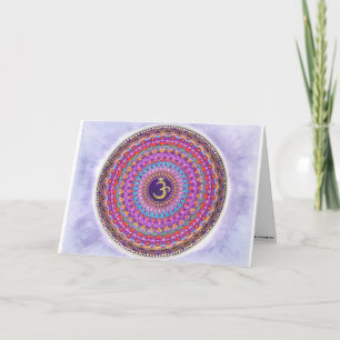 Crown Chakra Mandala Greeting Card