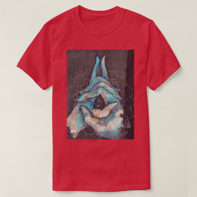 crown chakra mudra T-Shirt (Design Front)