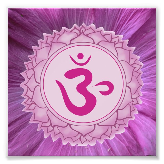 Crown chakra Photo Paper (Satin) Print (Front)