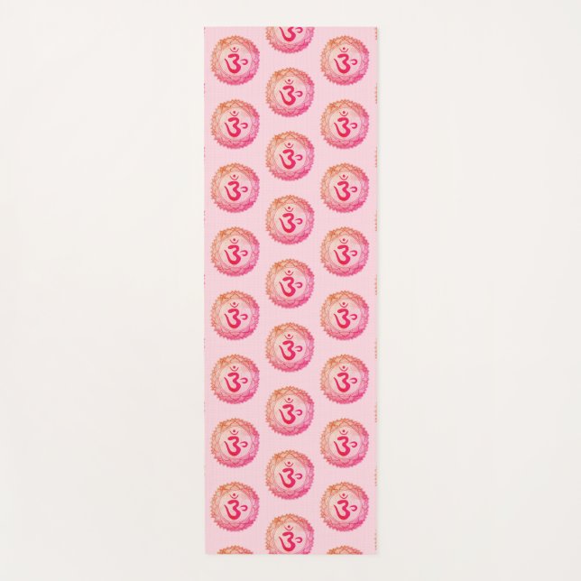 Crown chakra,  Pink chakra Yoga Mat (Front)