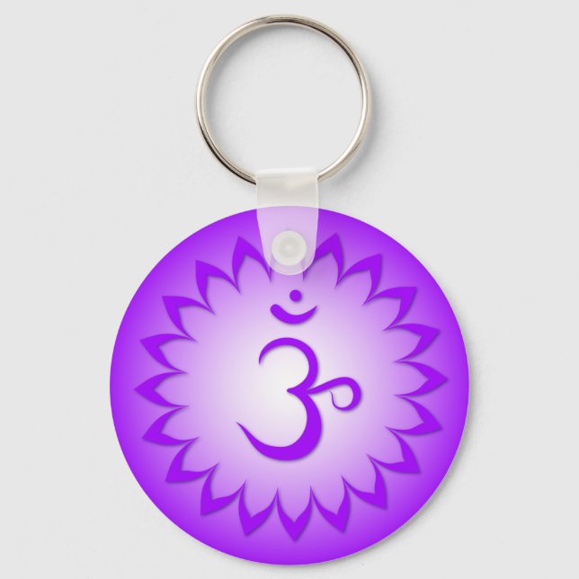 Crown Chakra - Sahasrara Key Ring (Front)