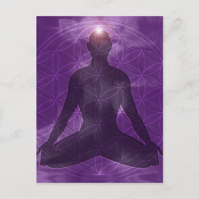 Crown Chakra Sahasrara Postcard (Front)
