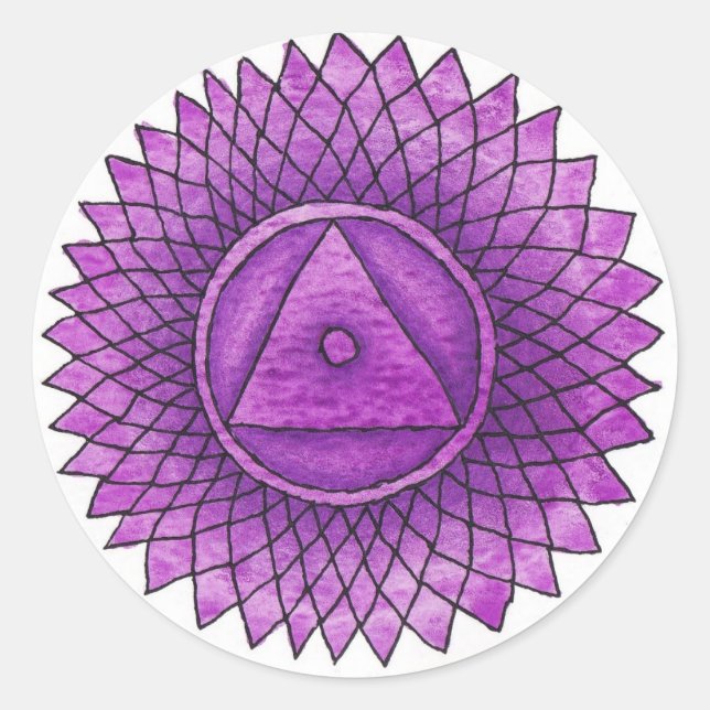 Crown Chakra Sticker (Front)